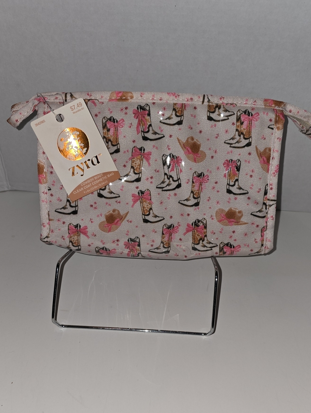 Cowboy Boot Cosmetic Bag